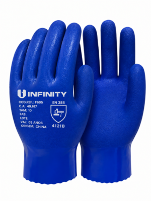 Luva Blue PVC Infinity EPI F605