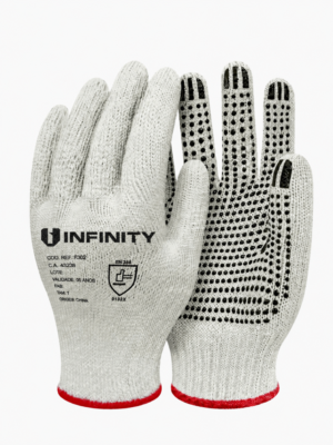 Luva Tricotada com Pigmento Branca Infinity EPI F302
